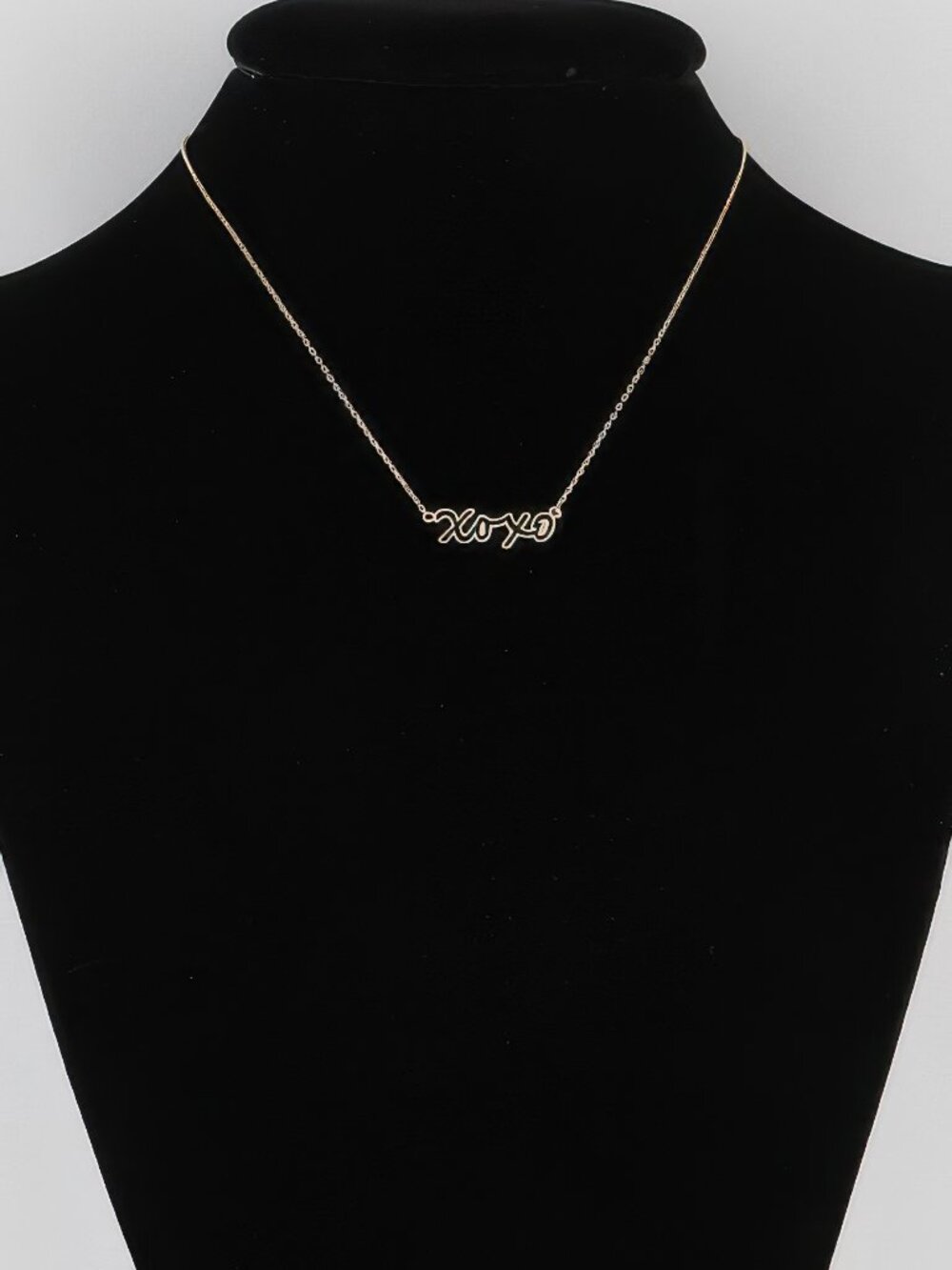 Xoxo Script Necklace